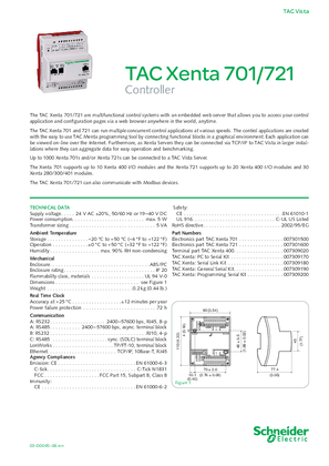 TAC Xenta 701 Schneider Electric