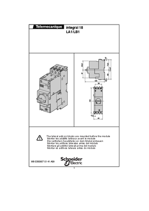 LA1, LB1 Integral 18 contactors breakers