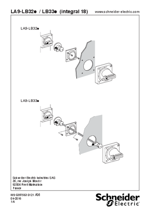 LA9LB32/LB33 - Integral 18 door mechanism