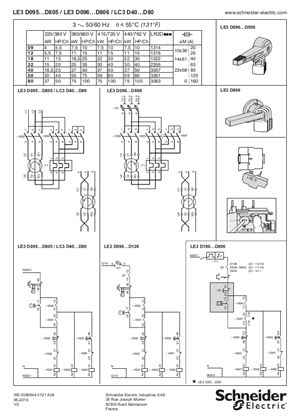 LE3D/LC3D Star delta starters