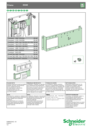 Prisma - M.pl. V. fixed NS250 tog. - Instruction sheet