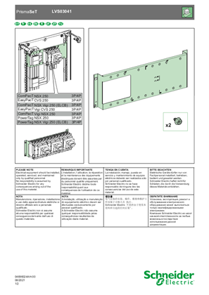 M.pl. V. fixed NS250 rot. - Instruction Sheet