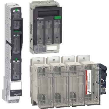 FuPacT Schneider Electric Interrupteurs-sectionneurs porte fusibles équipés d'une surveillance électronique.