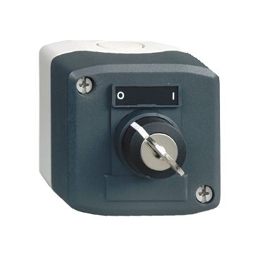 dark grey station - 1 selector switch Ø22 key switch 