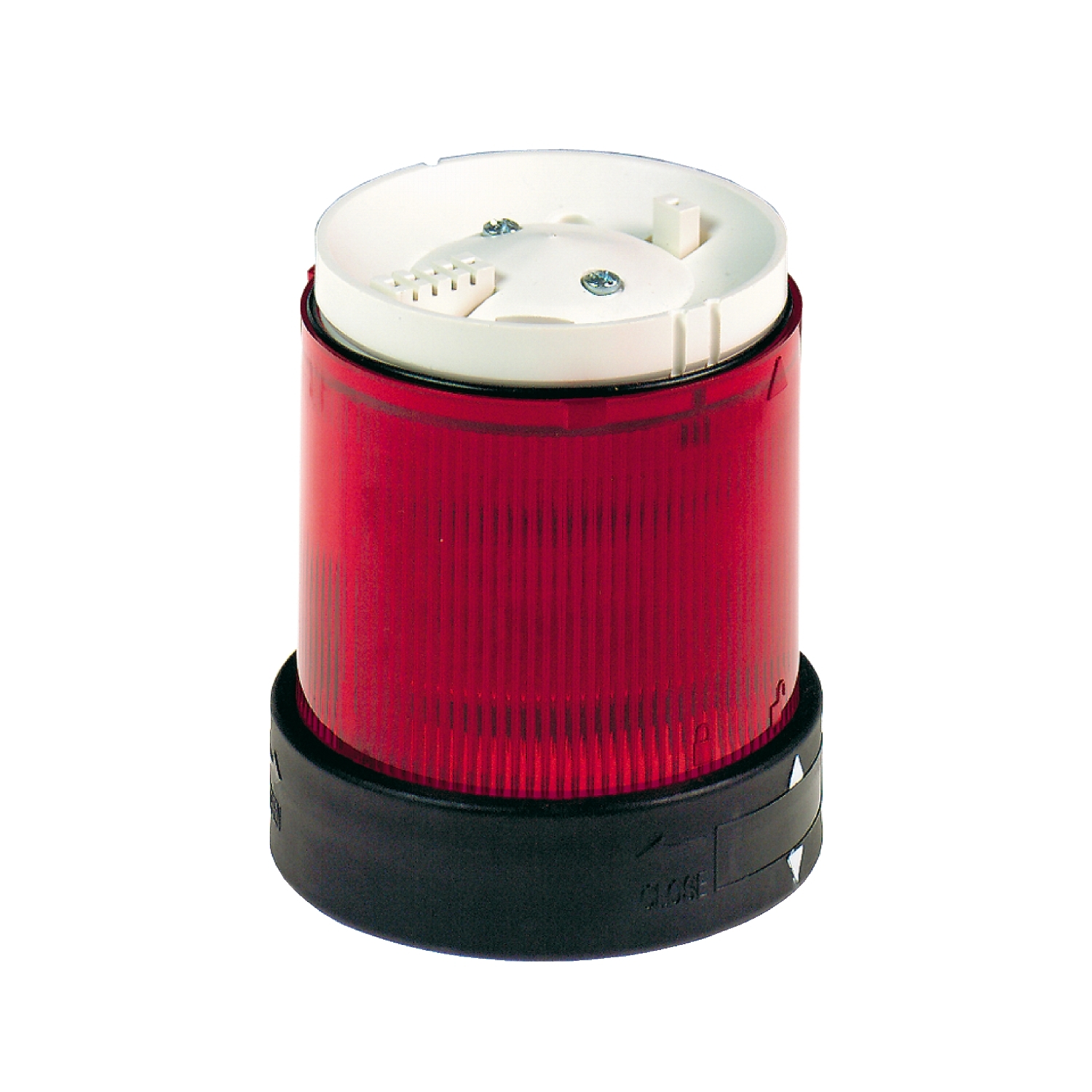 Indicator bank, Harmony XVB, illuminated unit, plastic, red, 70mm, steady, integral LED, 24V AC/DC