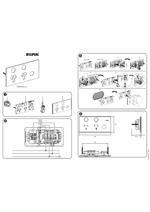 Switched Horizontal Twin Socket