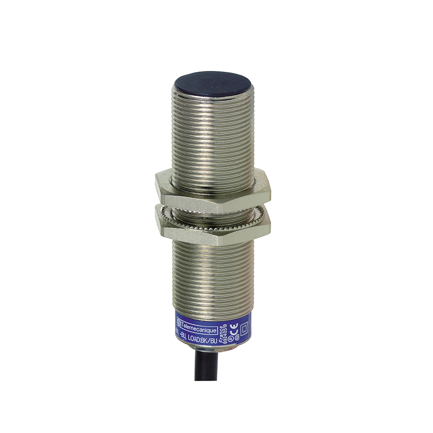 Inductive proximity sensors XS, inductive sensor XS6 M18, L62mm, brass, Sn8mm, 12...48 VDC, cable 2 m