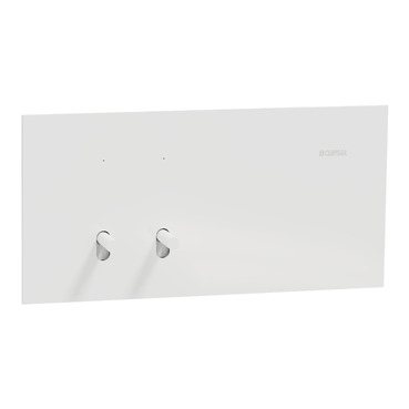 Clipsal Solis T Series, Flush Switch, Horizontal Mount, 2 Gang, 230V-240V, 10AX 1-Way/2-Way