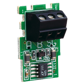 Adaptador interfaz serie, Twido, puerto de comunicación opcional para PLC, RS 485, bloque de terminales de tornillo