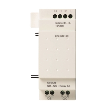 Discrete I/O extension modules 6 I/O (12 VDC) (Front face)