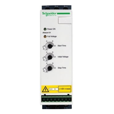 Altistart 01 lágyindító / lágyleállító TeSys U-hoz, 32A, 15kW, 3f, 200...480VAC ATSU01N232LT