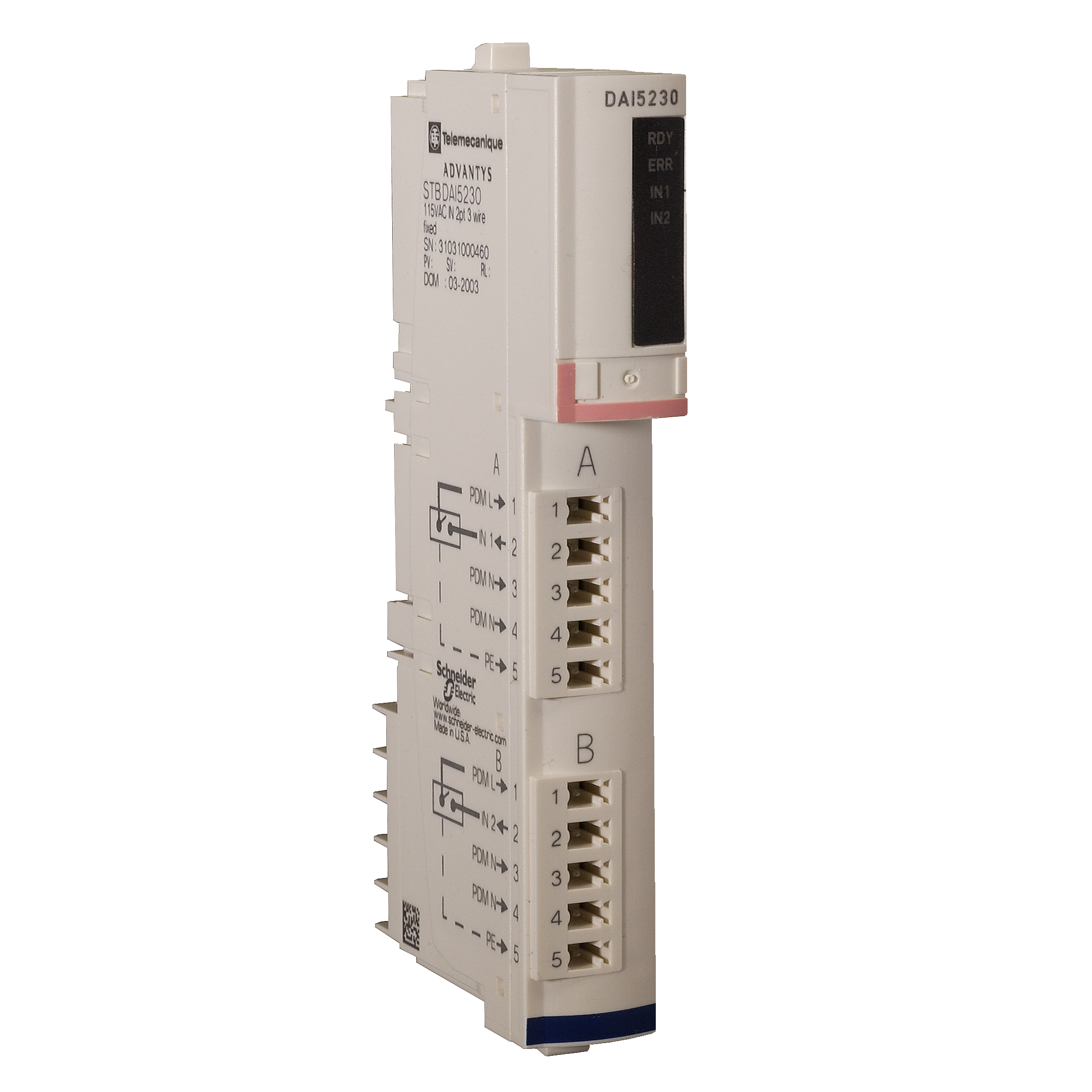 115VAC IN 2PT KIT CONNS,