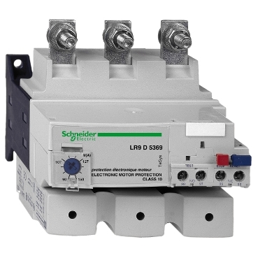 Differential thermal overload relay LR9D for TeSys D, connection using bars or connectors, 3 poles, 90A to 150A