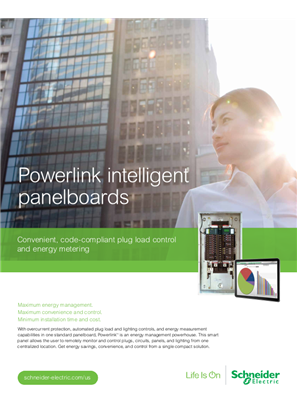 Powerlink Intelligent Lighting Control Panelboards Brochure