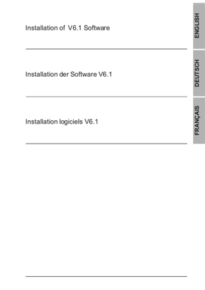 XTEL PACK V6.1, Installation logiciels