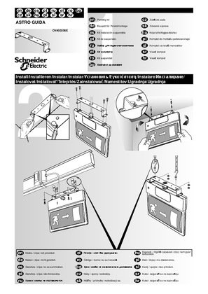 Hanging kit Astro Guida Installation Guide