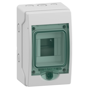 MUREVA (Kaedra) Mini elosztó, átlátszó ajtó, 1x4 modul 13441