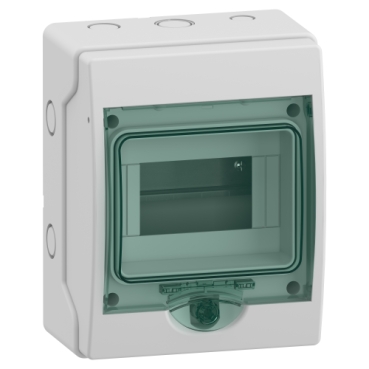 MUREVA (Kaedra) Mini elosztó, átlátszó ajtó, 1x6 modul 13442