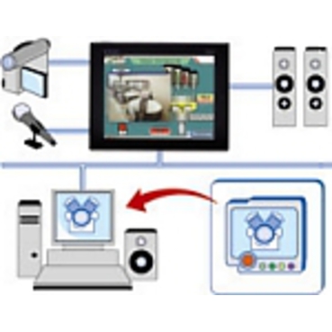 Funkcija za prikaz in snemanje videoposnetkov s programsko opremo Vijeo Designer
