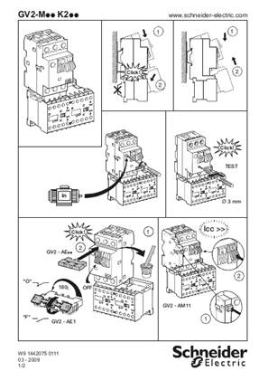 GV2 M..K2.. D.O.L. starters, reversing