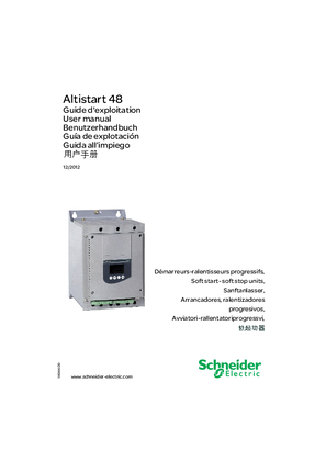 ATS48 User manual