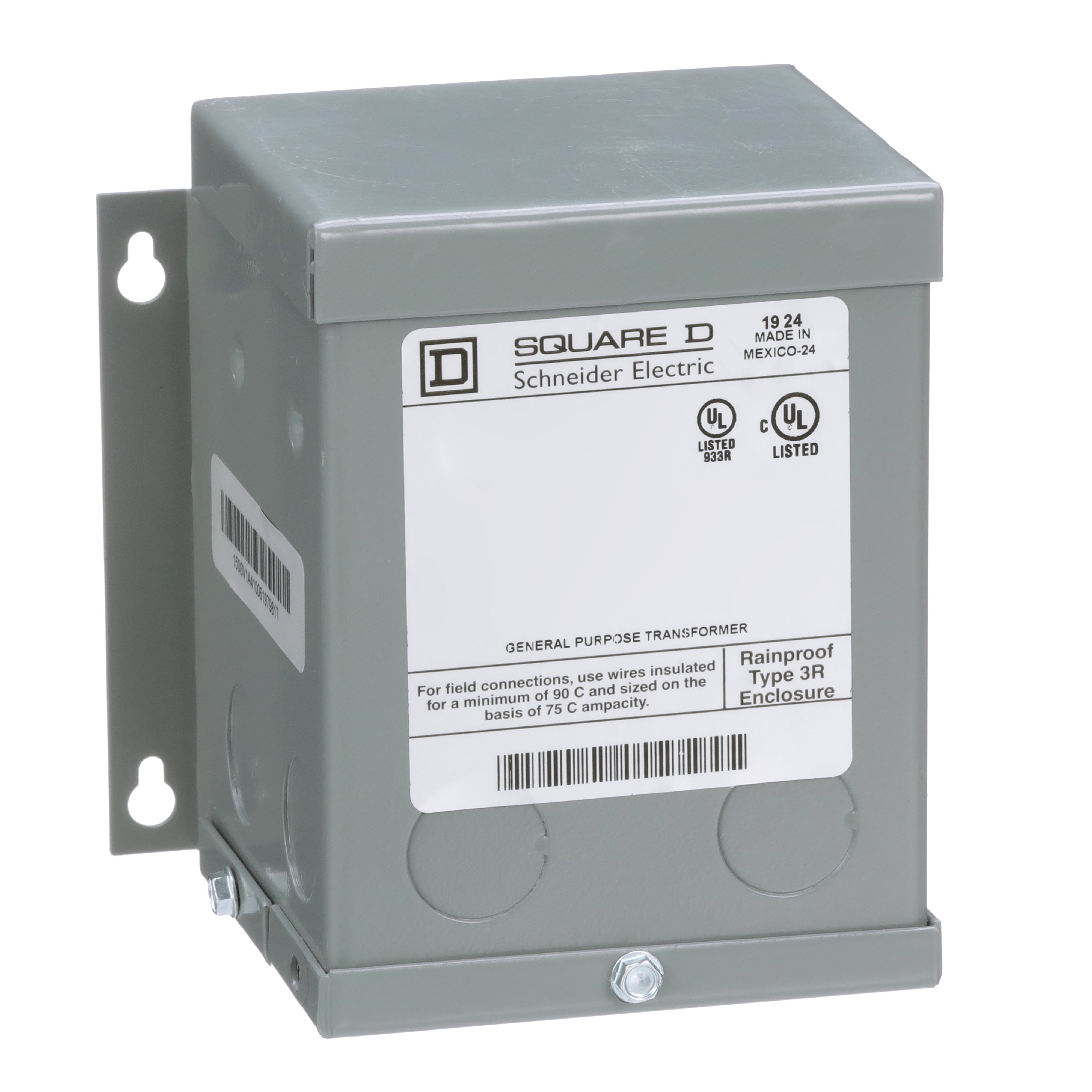 Transformer, buck boost, encapsulated, 0.15kVA, 1 phase, 120x240V primary, 16/32V secondary, NEMA 3R, 55C rise