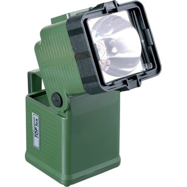 Powerful rechargeable lamp for military and professional use
