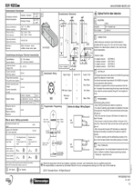 XUVK0252S / XUVK0252VS Optical fork for label detection, Instruction Sheet
