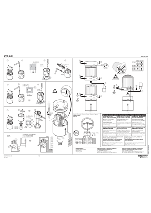 XVBL... /C..., XVDL.../C... Beacons and indicator banks Ø 70 mm Universal (EN)