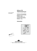 User's manual UNI-TELWAY  ATV58 : VW3A58303