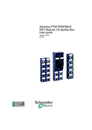 FTM1DP... Profibus-DP IP67 modular I/O splitter box 