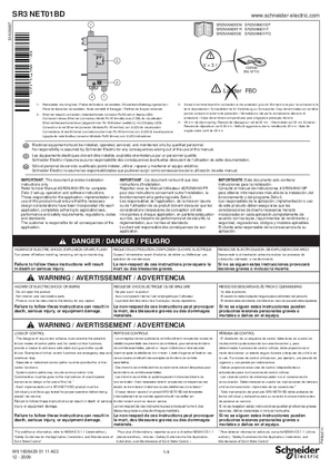 SR3NETO1BD Ethernet server communication module