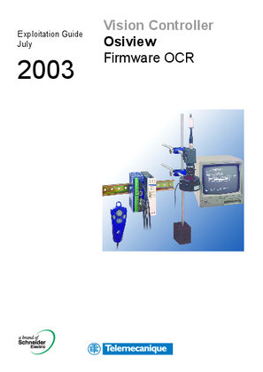 XUVM110, XUVM210 Vision controller, firmware OCR