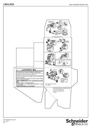 LRD, LR3D - Thermal overload relay up to 15 kW (instruction sheet printed on the box)_Instruction sheet