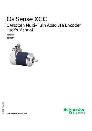 XCC351... CANopen multi-turn absolute encoder