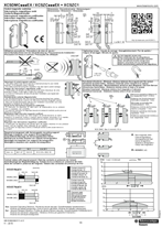 XCSDMC...EX / XCSZC...EX Coded magnetic switches - ATEX, Instruction Sheet