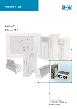 PacDrive™ PS-4 and PD-8