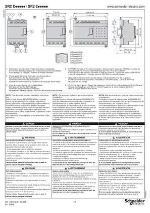 SR2D... /SR2E... Logic compact module Zelio