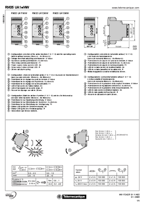 RM35 UA... Voltage control, single-phase and d.c., Instruction Sheet