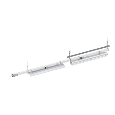Canalis KBB Schneider Electric Busbar trunking with 1 or 2 lighting system circuits. Length of busbar trunking components: 2 or 3m