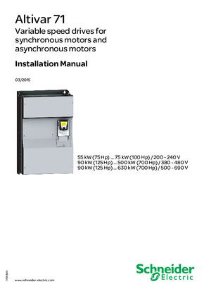 ATV71 Installation Manual 55-630 kW