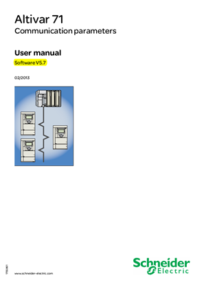 ATV71 Communication parameters manuals