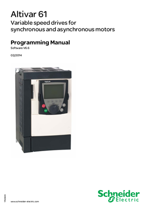 ATV61 Programming manual
