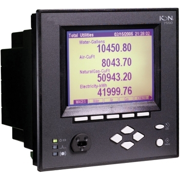 PowerLogic ION7550 RTU Schneider Electric Attālais termināļa bloks datu iegūšanai un energosistēmas mērijumiem