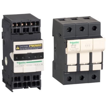 TeSys DF and LS1 Schneider Electric Fuse carriers from 25 A to 125 A, up to 690 V