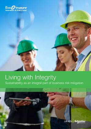 Living with Integrity: Sustainability as an integral part of business risk mitigation