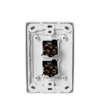 switch 2gang vert 10a 250v