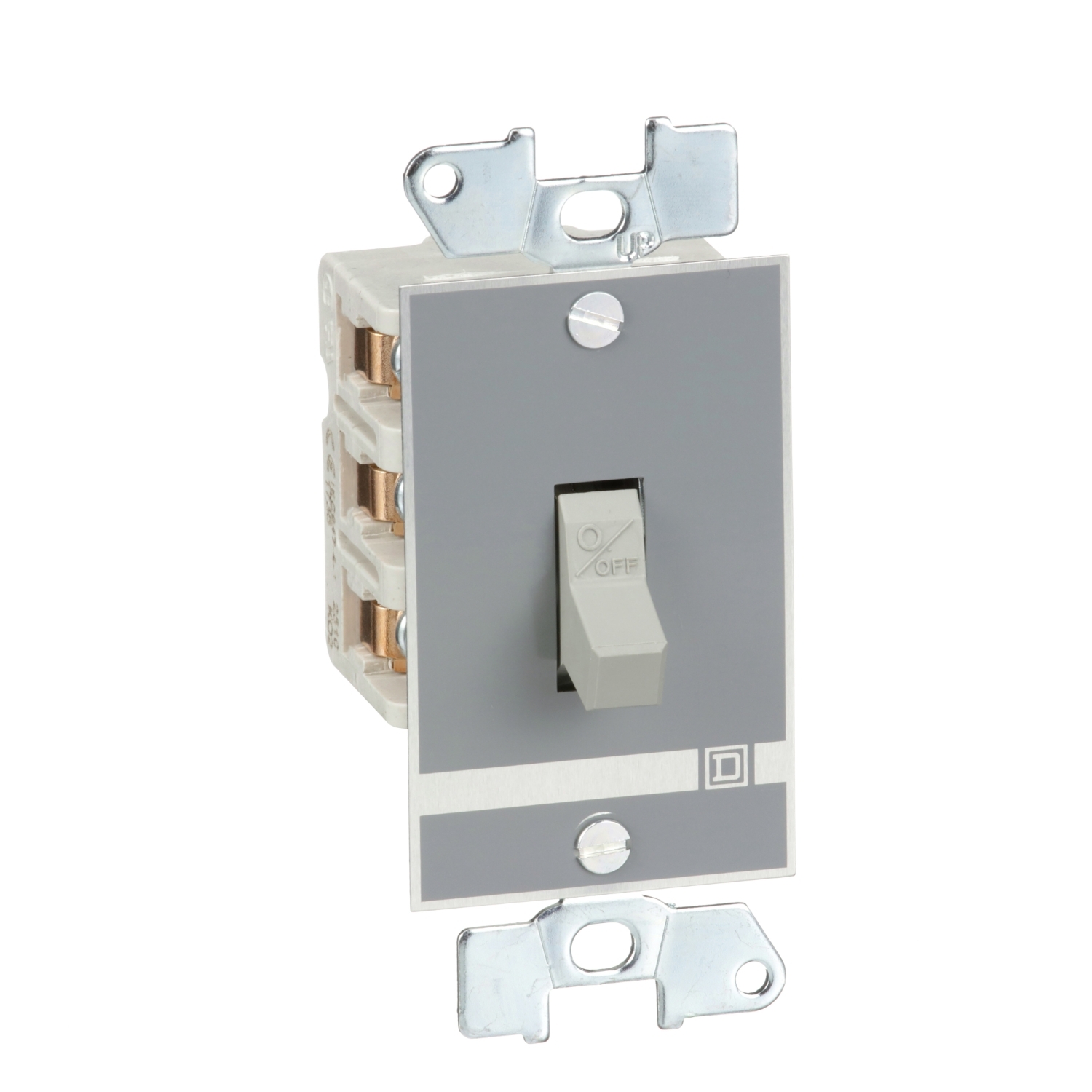 Switch, manual, 30A, 3 pole, 10 HP at 575 VAC, three phase, toggle operated, no indicator, open style