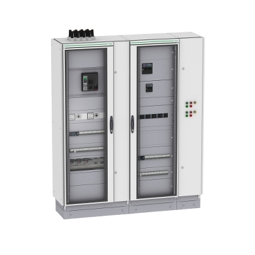 Panel building system for optimized switchboards up to 4000 A