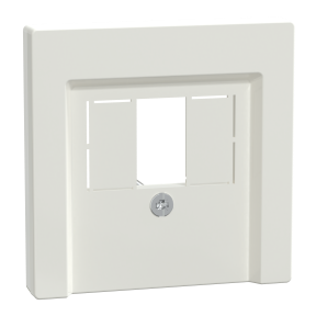 Zentralplatte für TAE/Audio/USB, polarweiß glänzend, System M